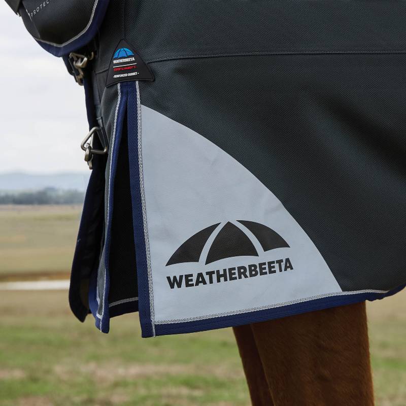 Weatherbeeta Comfitec Ultra Detach-A-Neck Medium Weight Turnout Rug 220g Charcoal