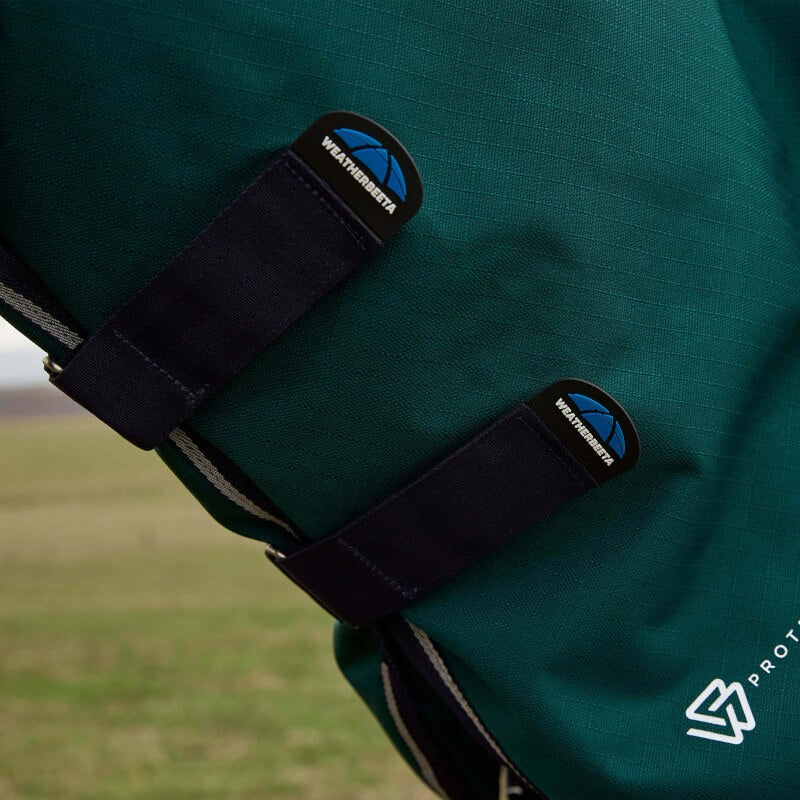 Weatherbeeta Comfitec Plus Dynamic Turnout Rug Detach-A-Neck Heavy Weight 360G Forest Green/Navy