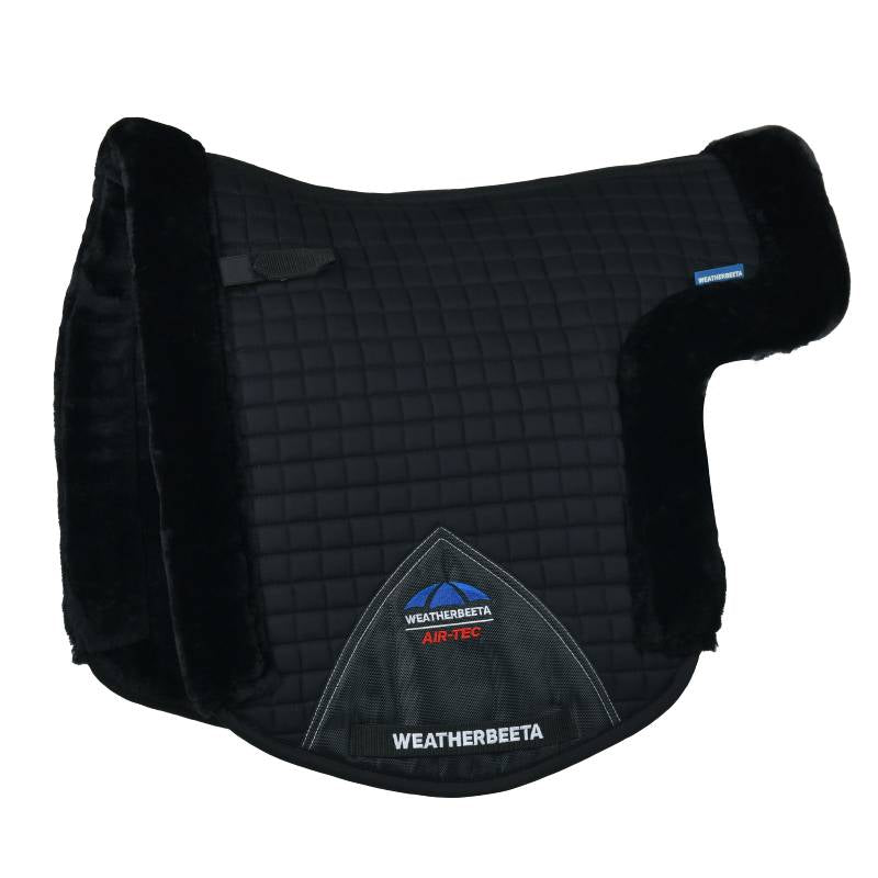 Weatherbeeta Prime Air-Tec Comfy Fleece Numnah: breathable pad with fleece edges.