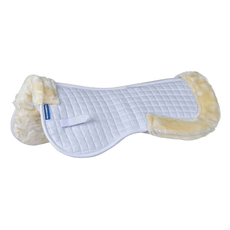 Weatherbeeta Prime Air-Tec Comfy Fleece Half Pad White offers breathable comfort for your horse.