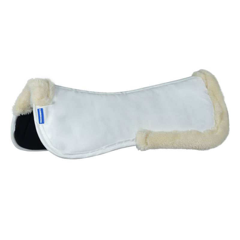 Weatherbeeta Memory Foam Comfort Fleece Edged Half Pad White