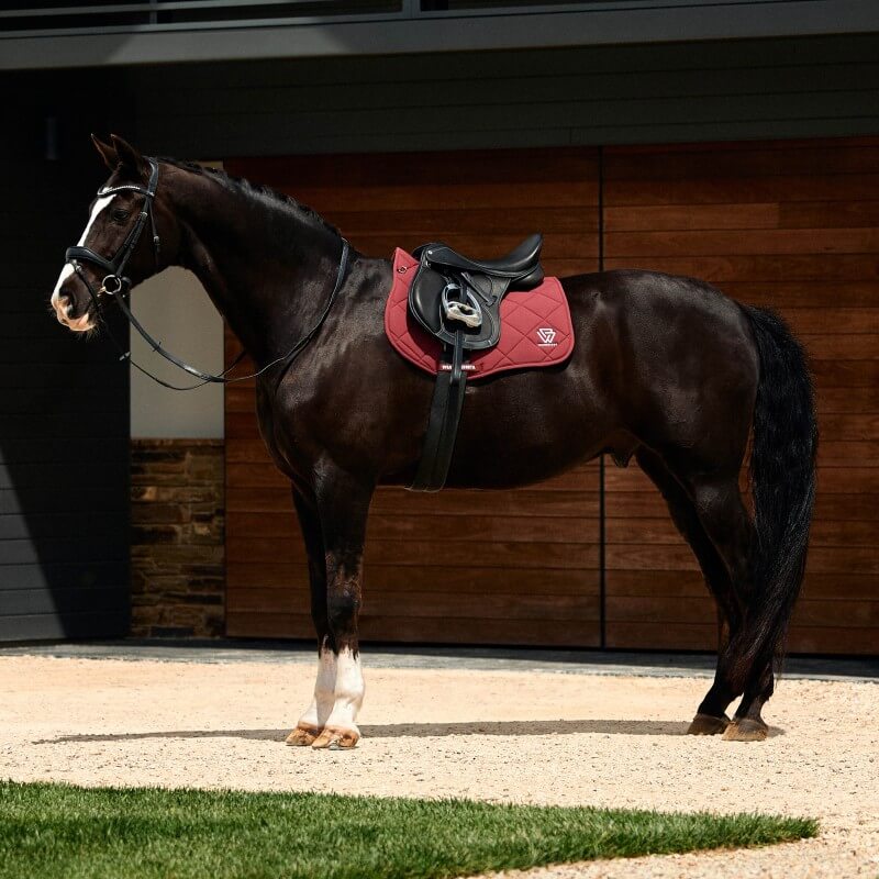 Weatherbeeta Softshell Pro 3D Air-Tec All Purpose Saddle Pad Burgundy
