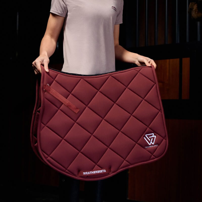Weatherbeeta Softshell Pro 3D Air-Tec All Purpose Saddle Pad Burgundy
