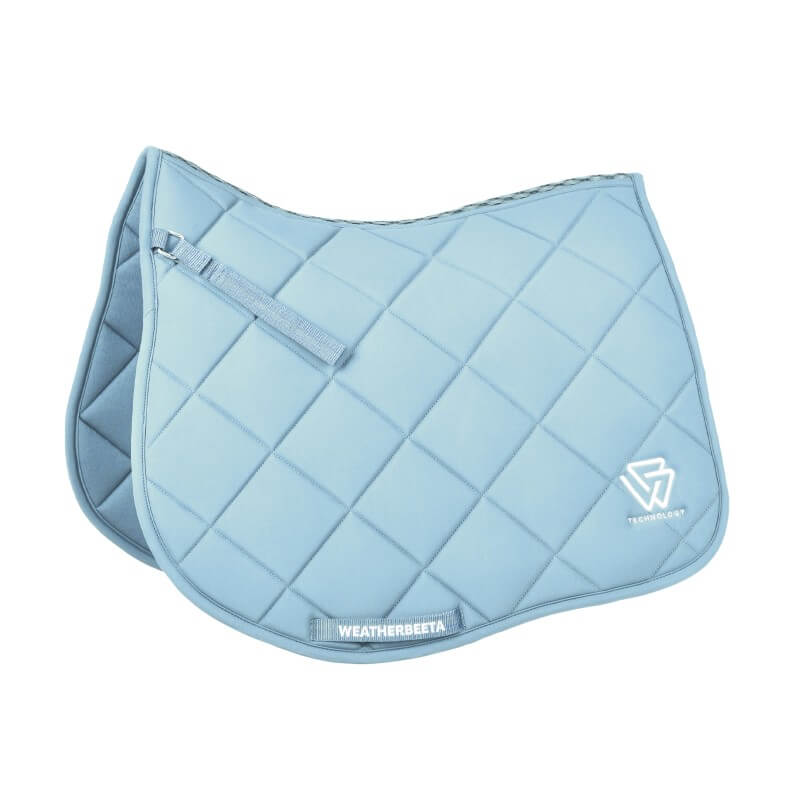 Weatherbeeta Softshell Pro 3D Air-Tec All Purpose Saddle Pad Mist Blue