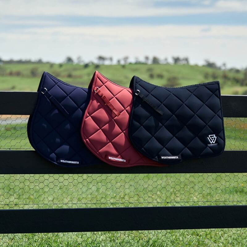 Weatherbeeta Softshell Pro 3D Air-Tec All Purpose Saddle Pad Burgundy