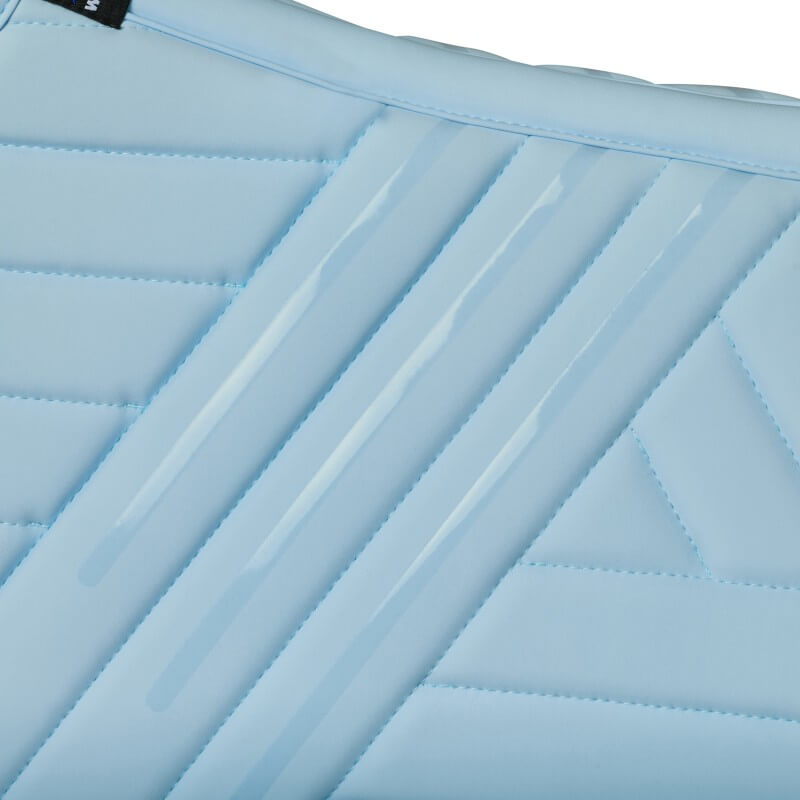 Weatherbeeta Softshell Pro Grip Dressage Saddle Pad Mist Blue