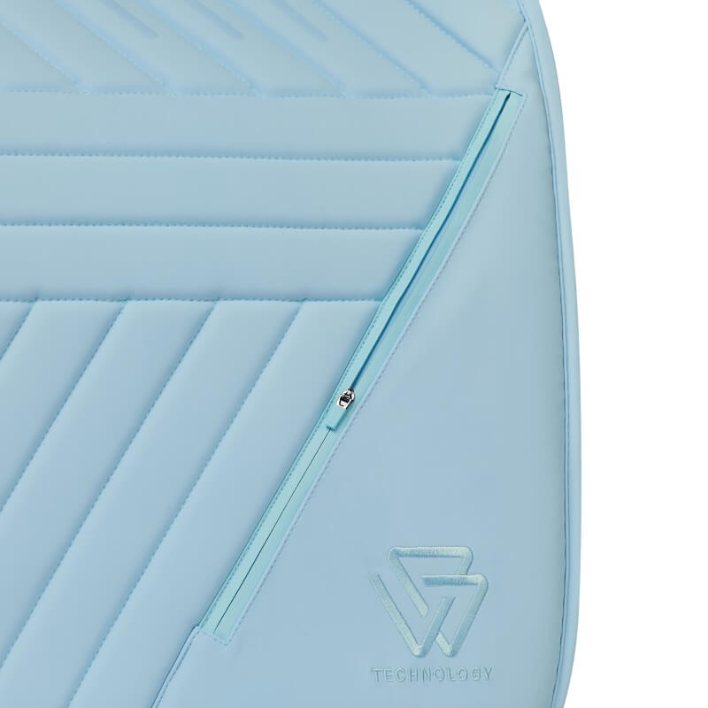 Weatherbeeta Softshell Pro Grip Dressage Saddle Pad Mist Blue
