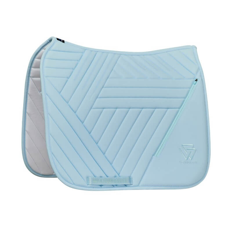 Weatherbeeta Softshell Pro Grip Dressage Saddle Pad Mist Blue