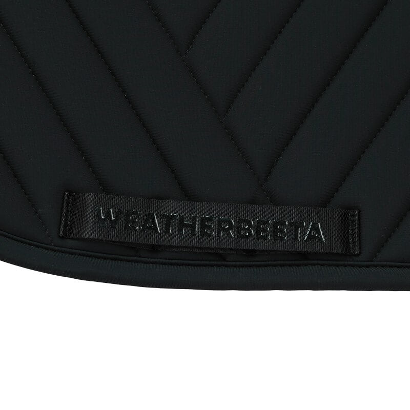 Weatherbeeta Softshell Pro Grip Euro Jump Saddle Pad Black