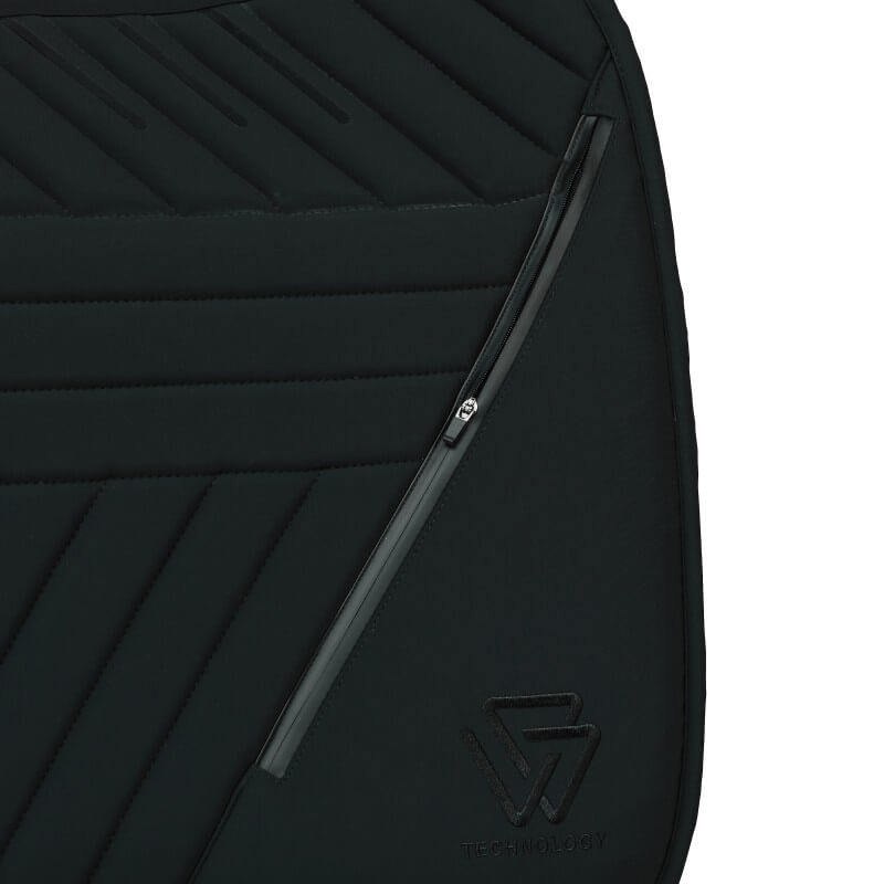 Weatherbeeta Softshell Pro Grip Euro Jump Saddle Pad Black