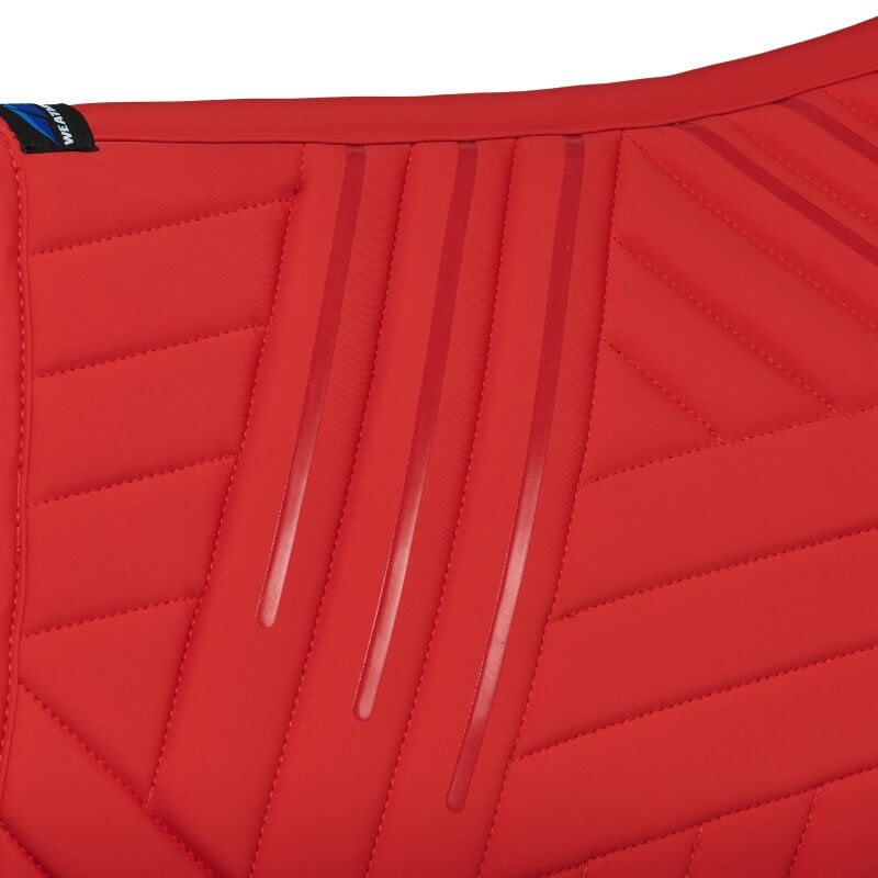 Weatherbeeta Softshell Pro Grip Euro Jump Saddle Pad Red