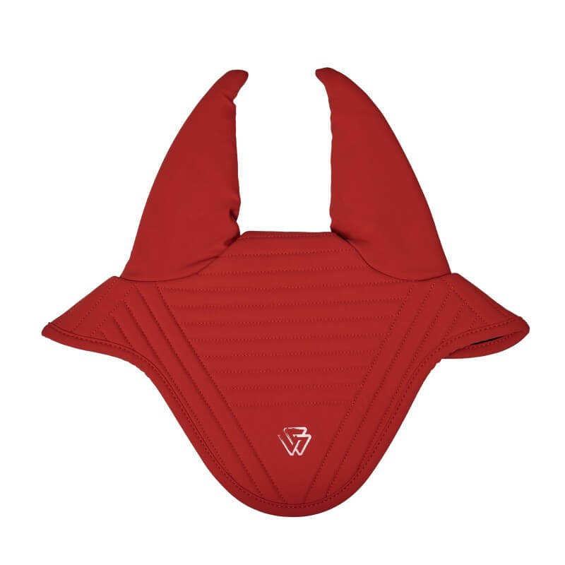 Weatherbeeta Softshell Quilted Ear Bonnet Red