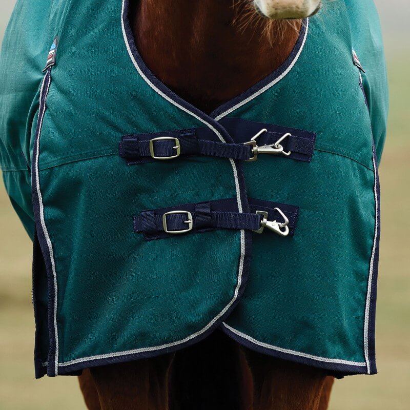 Weatherbeeta Comfitec Plus Dynamic Turnout Rug High Neck Light Weight 0G Forest Green/Navy