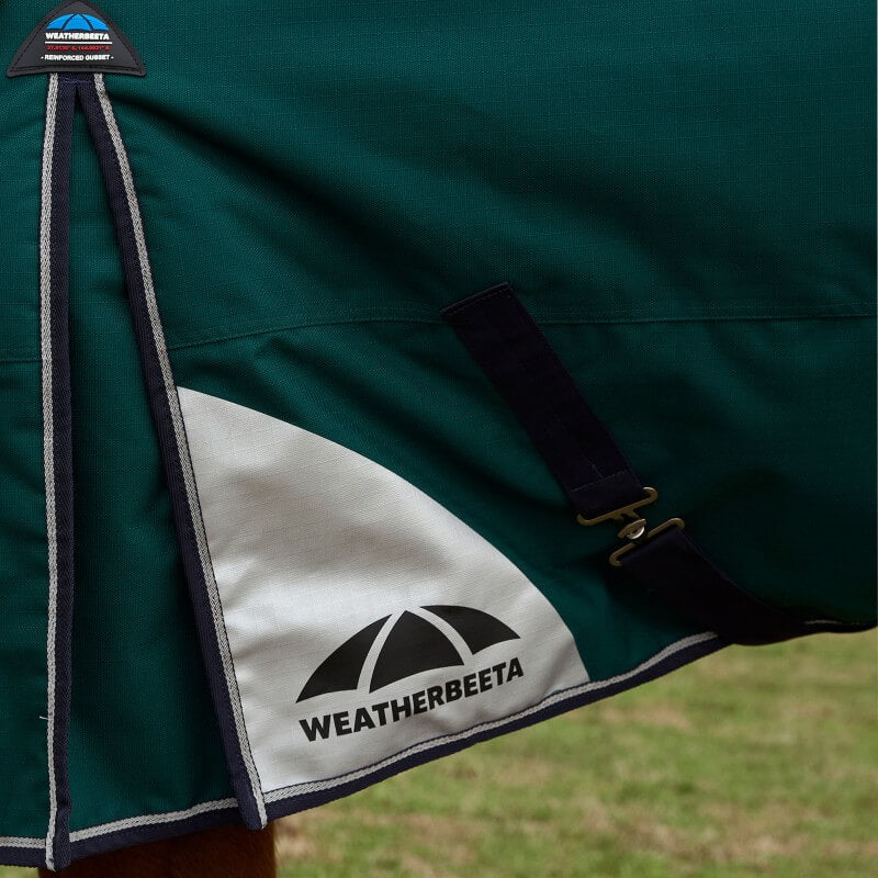 Weatherbeeta Comfitec Plus Dynamic Turnout Rug High Neck Light Weight 0G Forest Green/Navy