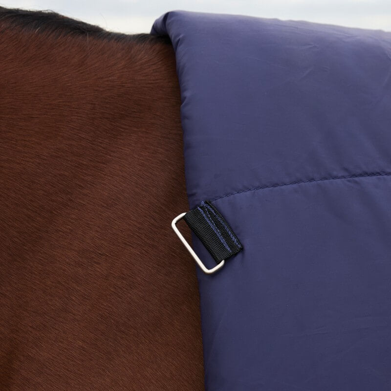 Weatherbeeta Comfitec Plus Dynamic Turnout Rug High Neck Light Weight 0G Navy/Forest Green