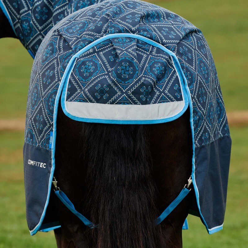 Weatherbeeta Comfitec Heritage Turnout Rug Detach-A-Neck Medium Weight 220G Paisley Print