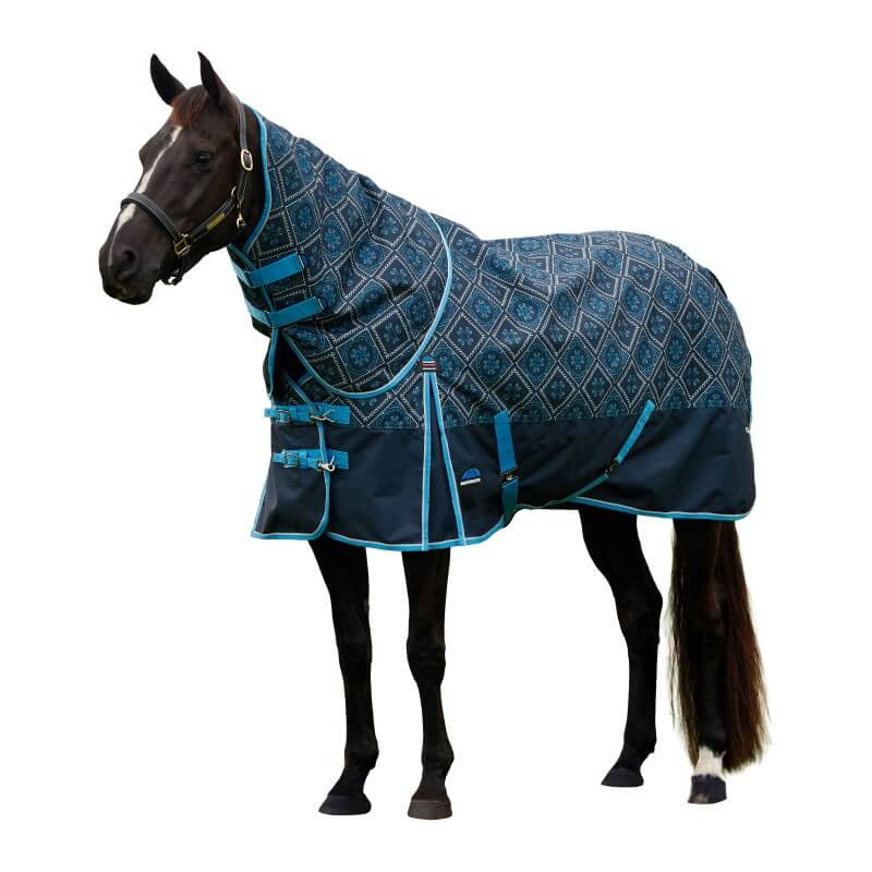 Weatherbeeta Comfitec Heritage Turnout Rug Detach-A-Neck Medium Weight 220G Paisley Print
