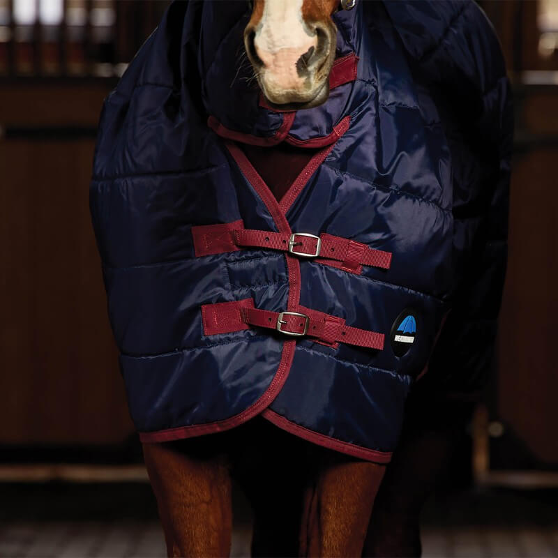 Weatherbeeta Stable Rug Combo Medium Light Weight 100G Navy/Burgundy