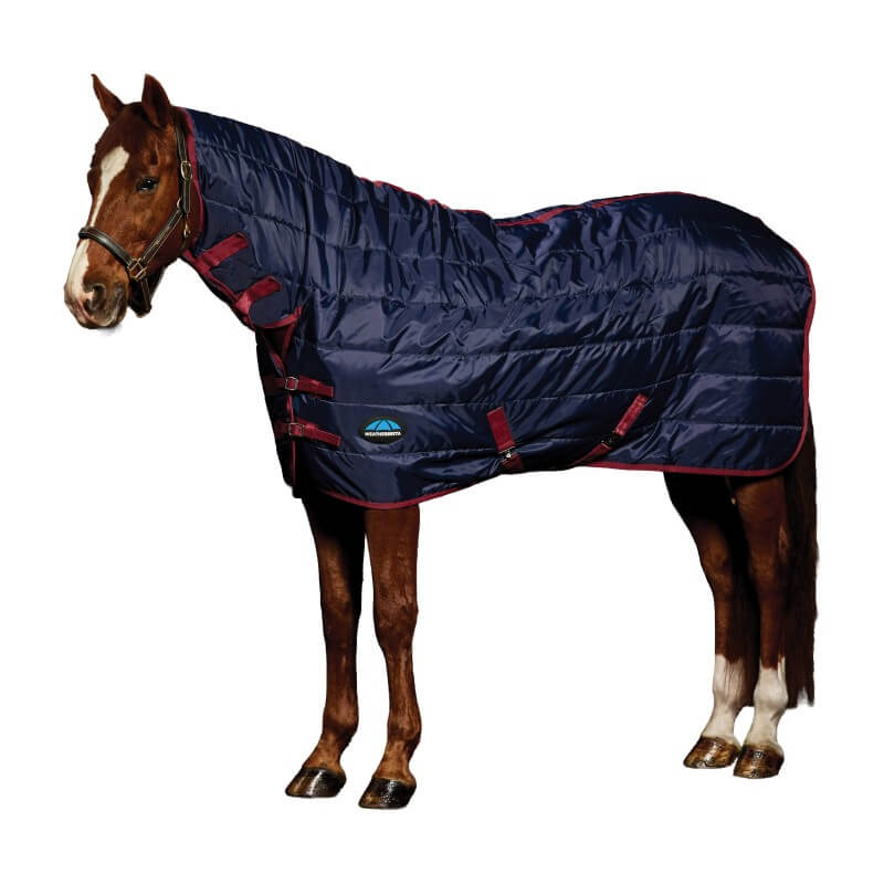 Weatherbeeta Stable Rug Combo Medium Light Weight 100G Navy/Burgundy