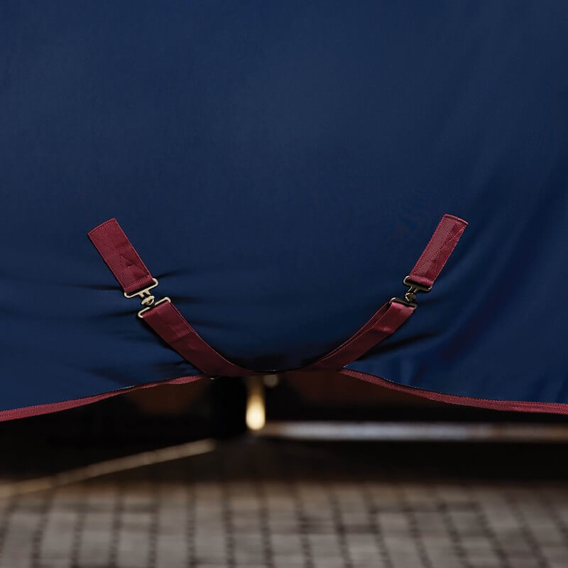 Weatherbeeta Regal Show Sheet Standard Neck Navy/Burgundy