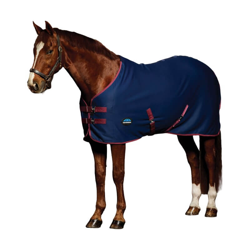 Weatherbeeta Regal Show Sheet Standard Neck Navy/Burgundy