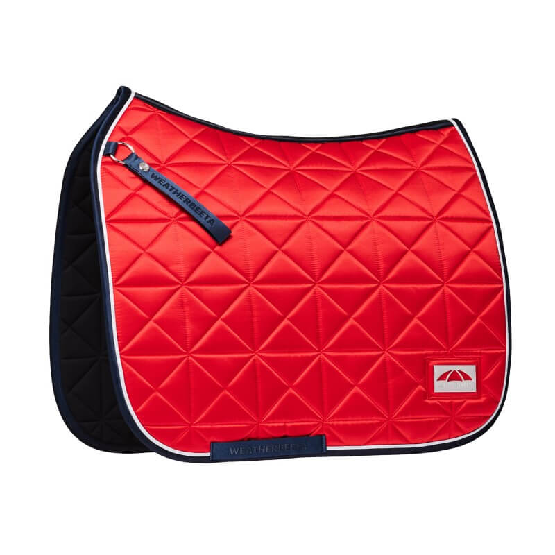 Weatherbeeta Satin Pro Air-Tec Dressage Saddle Pad Red