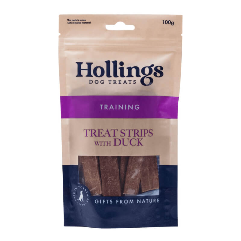 Hollings Treat Strips with Duck 100g-Pet n Pony-Hollings