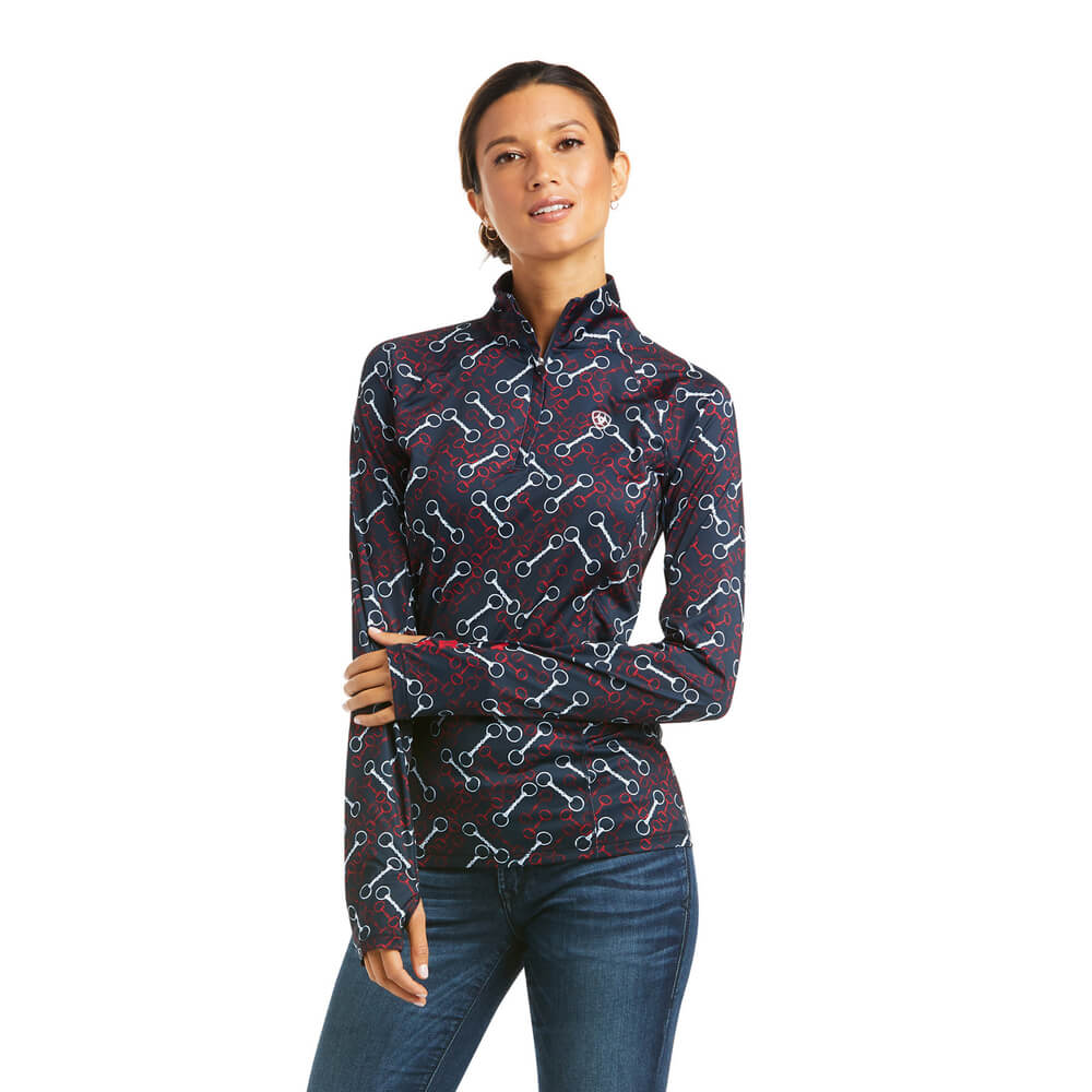 Ariat Lowell 2.0 1/4 Zip Team Print