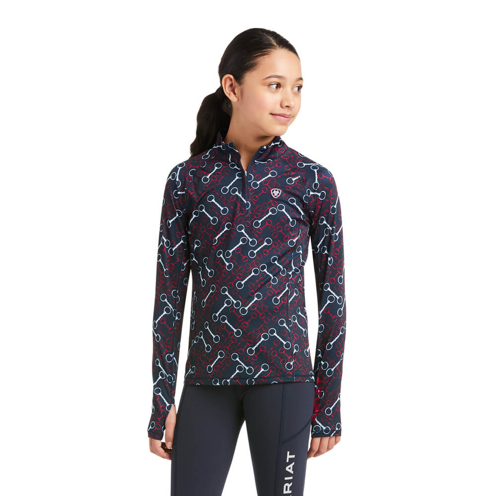 Ariat Youth Lowell 2.0 1/4 Zip Team Print