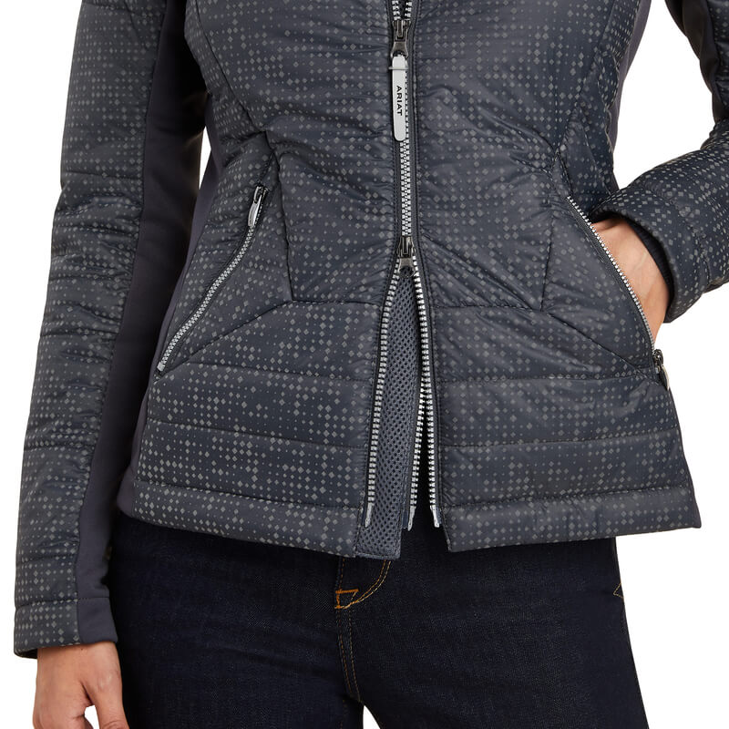 Ariat Womens Lumina Insulated Jacket Ebony Grey