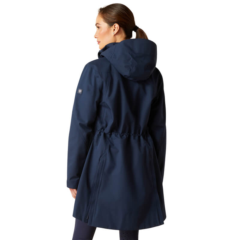 Ariat Womens Coastal Long H2O Parka Navy Eclipse