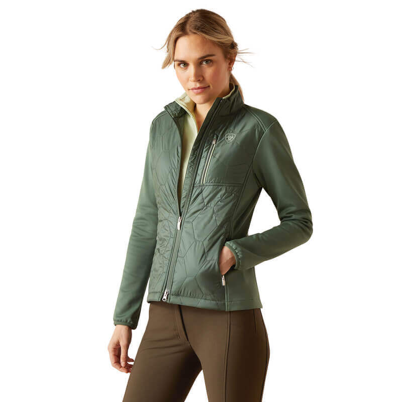 Ariat Womens Fusion Insulated Jacket Duck Green-Pet n Pony-Ariat