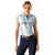 Ariat Womens Taryn SS Polo Glacier Lake