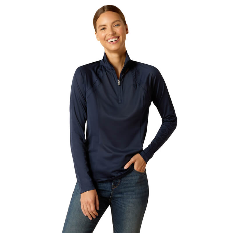 Ariat Womens Sunstopper 3.0 Baselayer Navy-Pet n Pony-Ariat