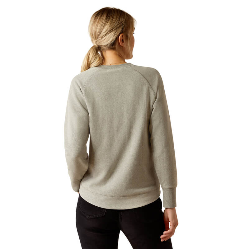 Ariat Womens Benicia Sweatshirt Heather Grey