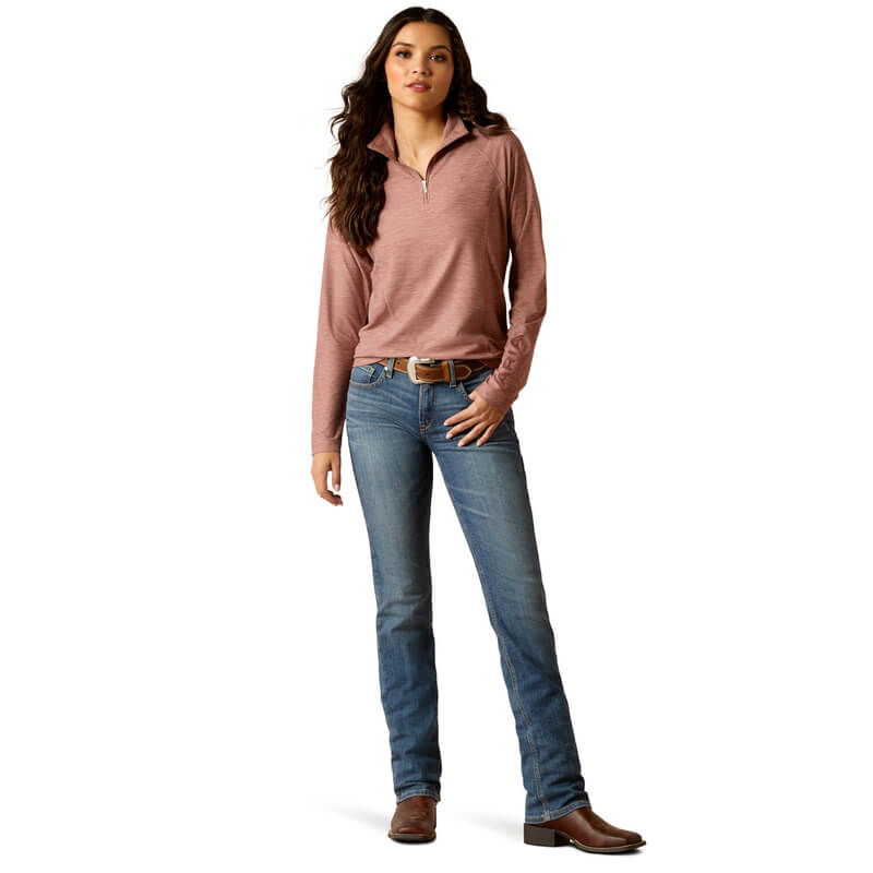 Ariat Womens Laguna 2.0 1/4 Zip Twilight Mauve