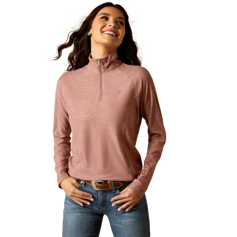 Ariat Womens Laguna 2.0 1/4 Zip Twilight Mauve