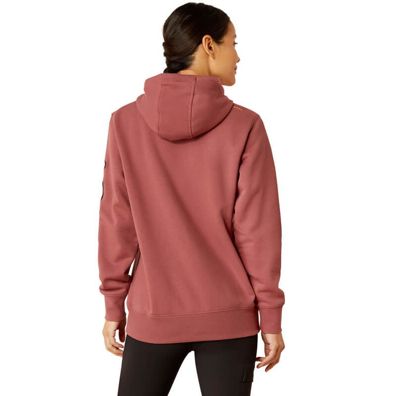 Ariat Rebar Graphic Hoodie Roan Rouge