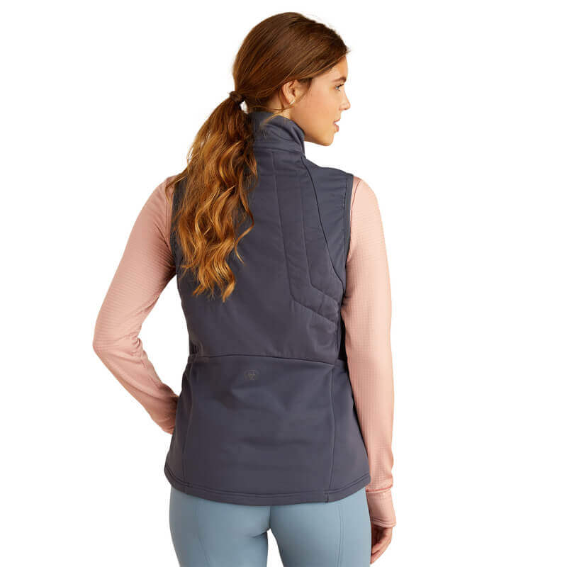 Ariat Womens Venture Full Zip Gilet Ombre Blue