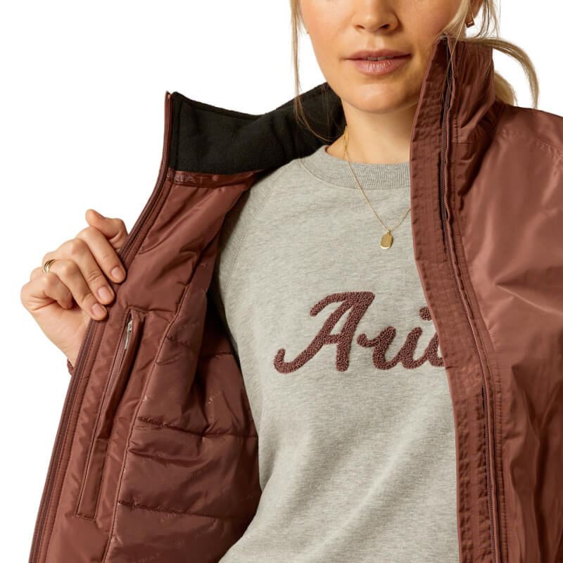 Ariat Womens Insulated Stable Jacket Marron