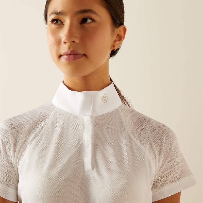 Ariat Youth Aptos Vent 2.0 SS Show Shirt White-Pet n Pony-Ariat