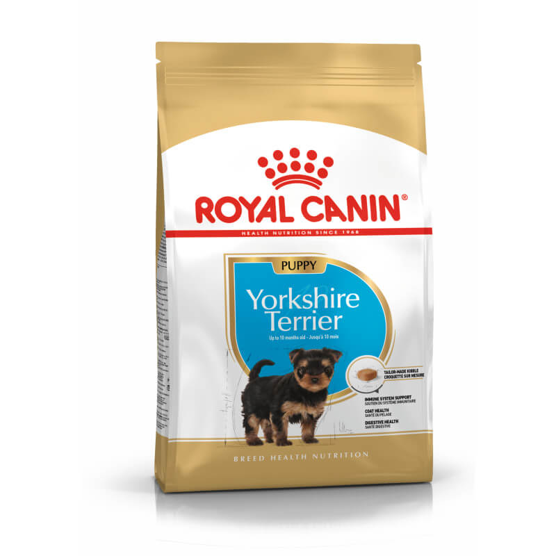 Royal Canin Yorkshire Terrier Puppy 1.5kg food for Yorkshire Terrier puppies.