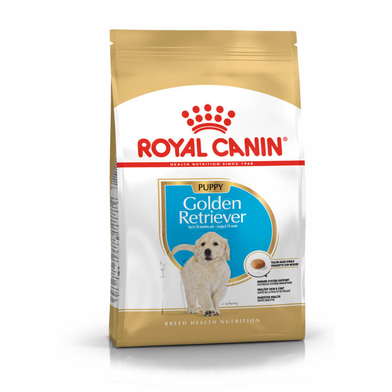 Royal Canin Golden Retriever Puppy supports digestive health and a strong immune system.