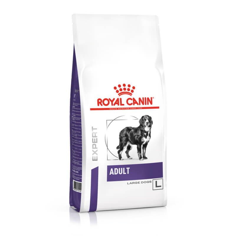 Royal Canin Veterinary Adult Dry Large Dog Food for large breed dogs.