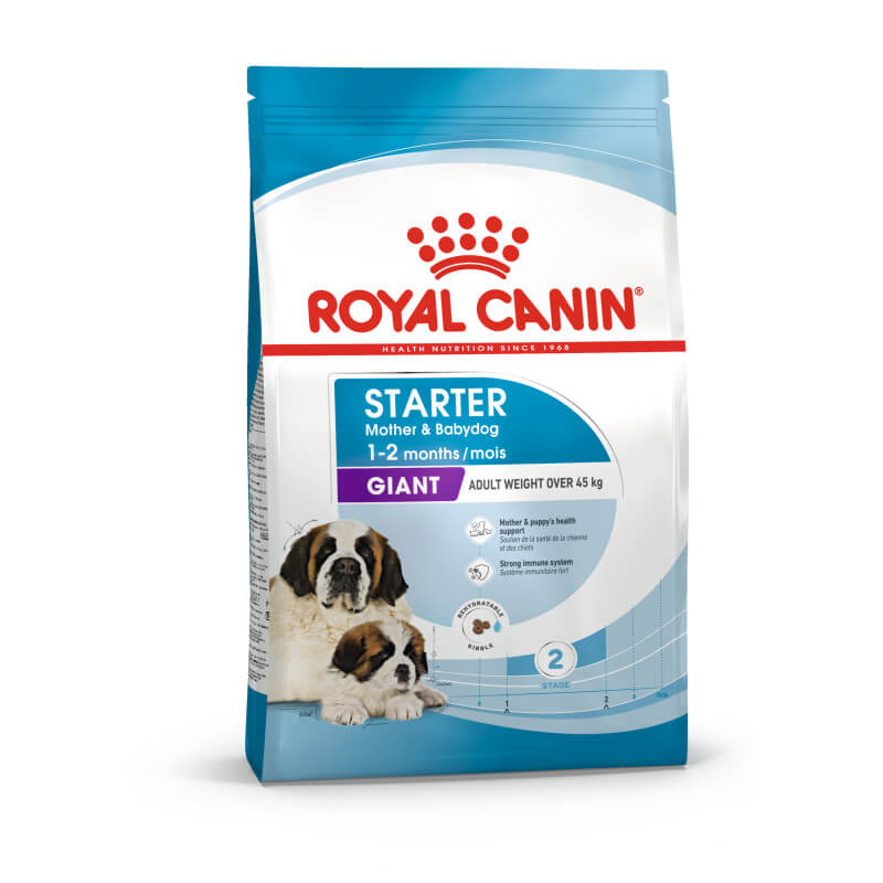 Royal Canin Giant Starter food for mother dogs &amp; puppies aged 1-2 months.