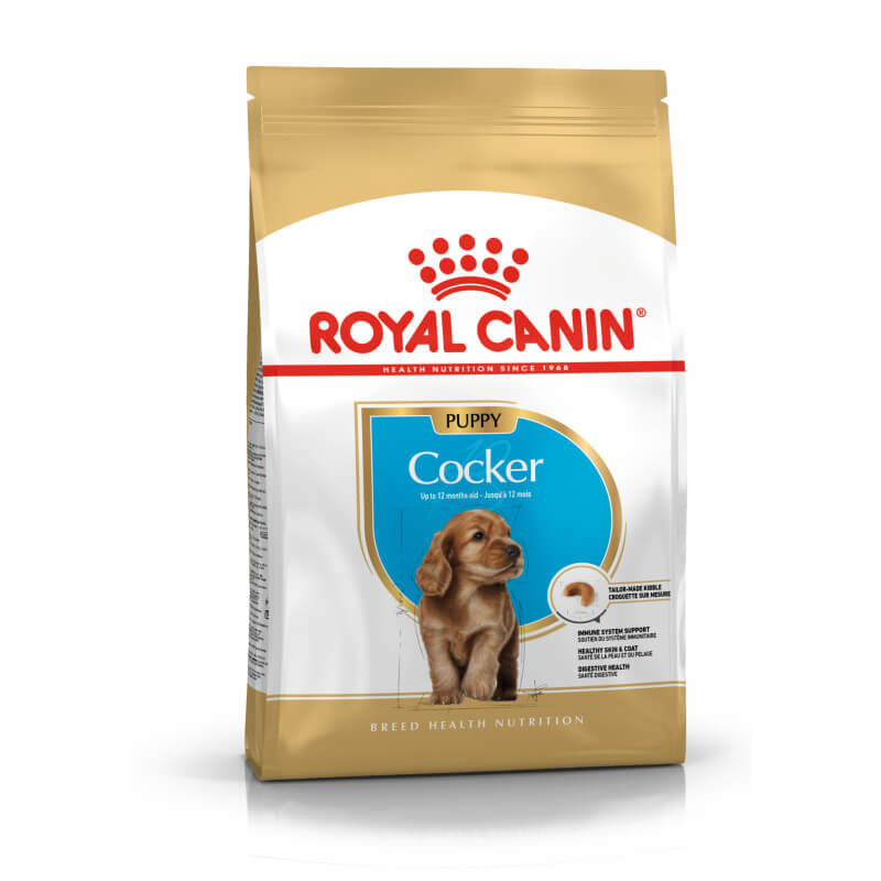 Royal Canin Cocker Spaniel Puppy 3kg aids digestion and supports your puppy’s health.