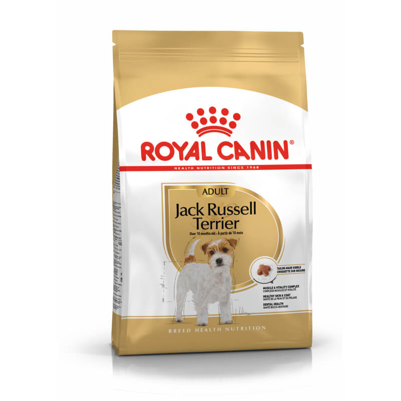 Royal Canin Jack Russell Terrier dog food for adult Jack Russell Terriers.