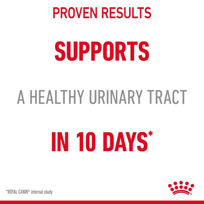 Royal Canin Urinary Care supports urinary health in 10 days. Proven results.