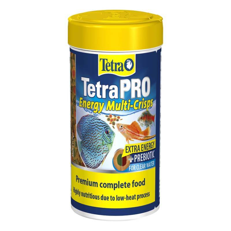 Tetra TetraPro Energy Multi-Crisps: premium tropical fish aquarium food.