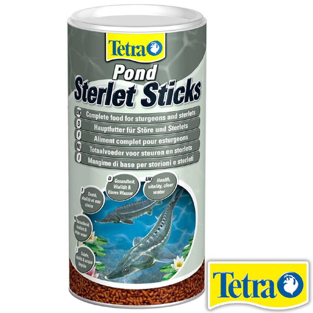 Tetra Pond Sterlet Sticks 580g by Tetra – sturgeon fish food with product information.